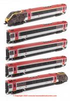2D-023-003 Dapol Class 221 5 Car Super Voyager DEMU number 221 136 in Cross Country livery
